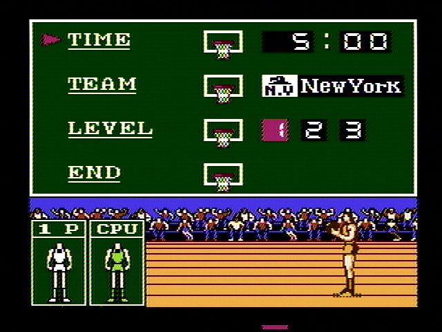 Double Dribble screenshot 4 for NES
